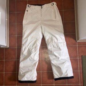 White Columbia youth snow pant